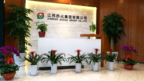 掛燈籠，貼春聯(lián)  蘇化科技園內(nèi)年味濃